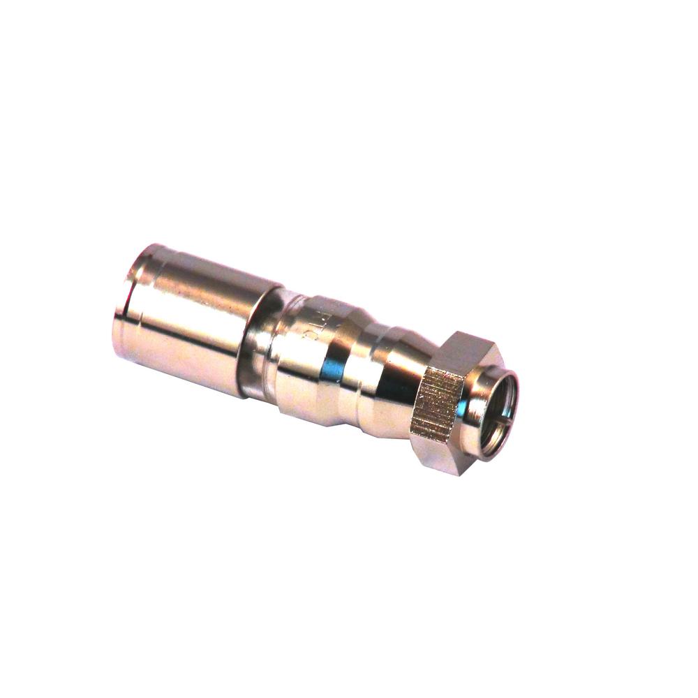 Ideal RG11 F Compression Connector, Nickle Plated (10 per Pack)89211