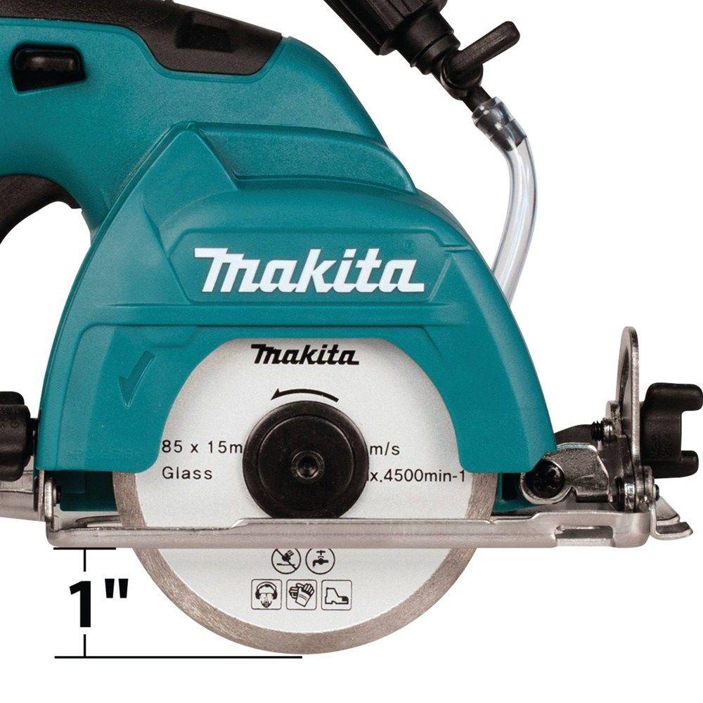 MAKITA Cordless Tile/Glass Saw 3-3/8 in. 12-Volt MAX CXT Lithium-Ion