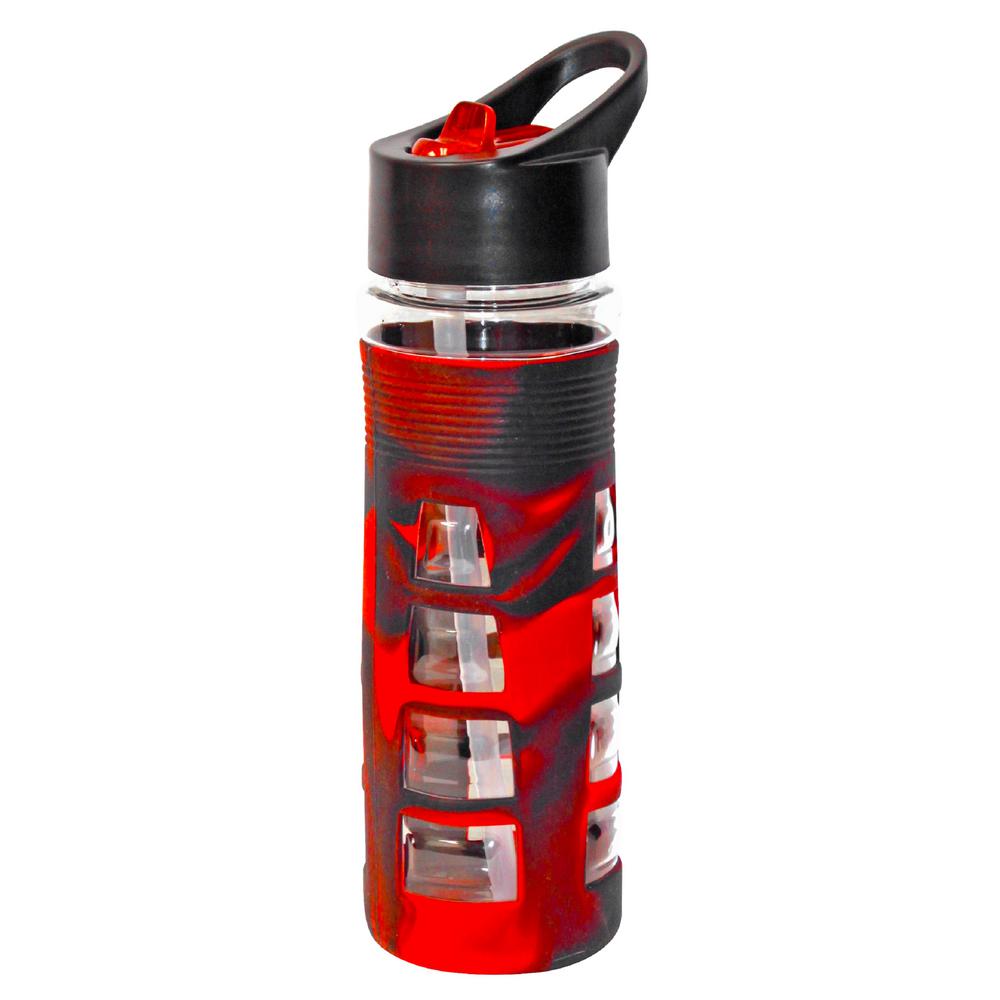 Green Canteen 25 oz. Red and Black Plastic Tritan Hydration Bottle (6-Pack) by Green Canteen