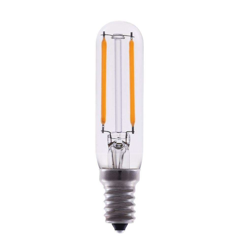 Triglow 15 Watt Equivalent T6 Dimmable Tubular Clear Filament Gl 15 Watt Equivalent T6 Dimmable Tubular Clear Filament Gl Led Light Bulb Warm White 2700k