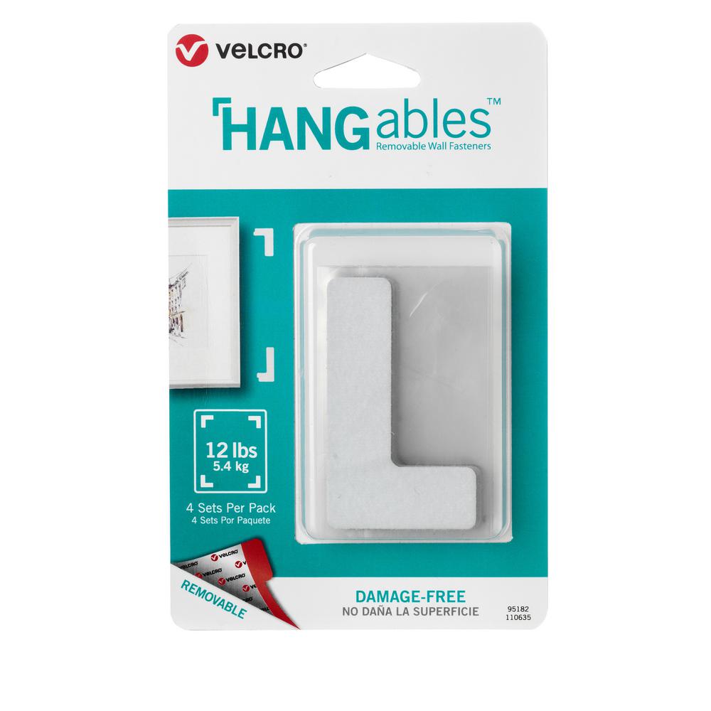 velcro fasteners hangables brand hanging corners removable count