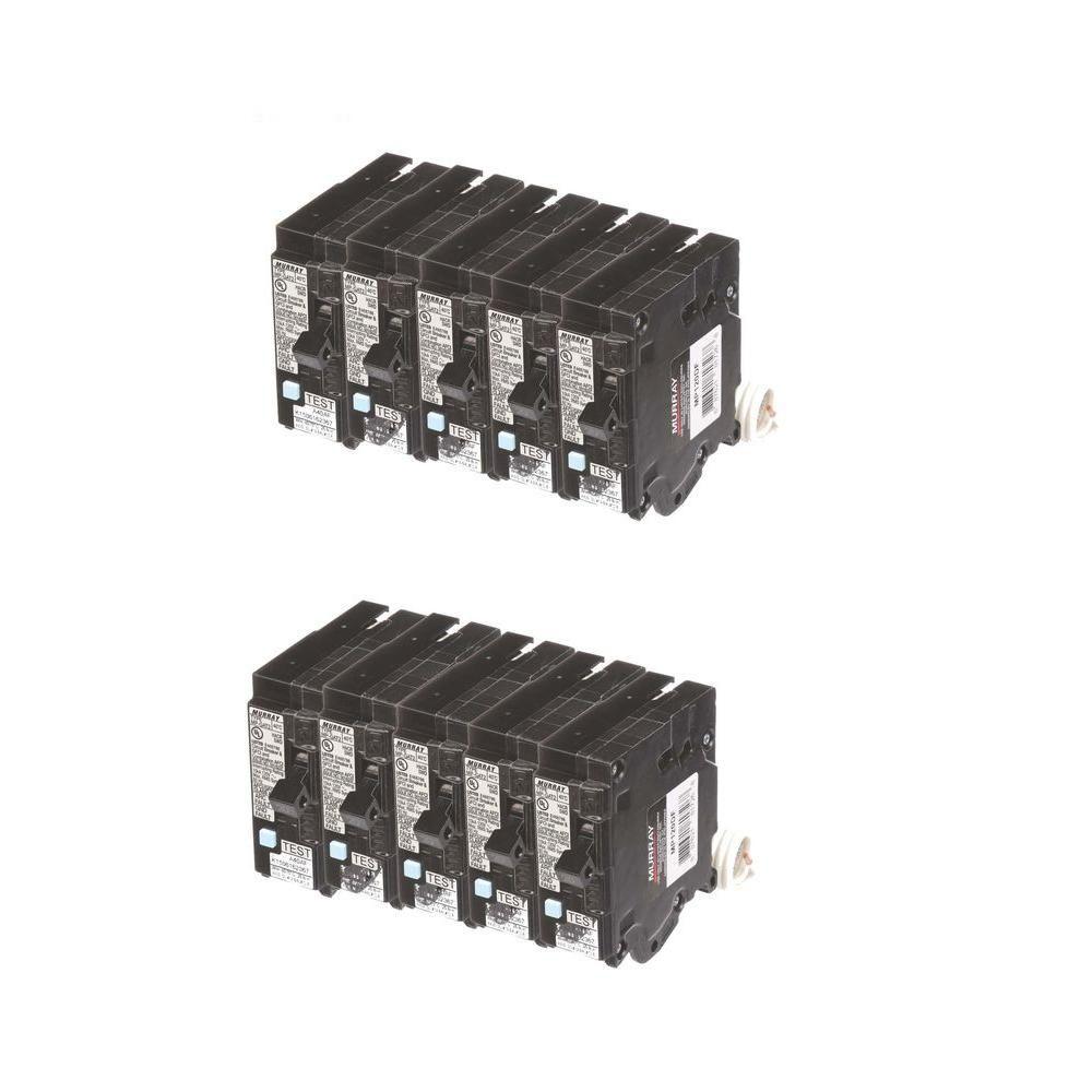 Murray 20 Amp Single Pole Dual Function Circuit Breakers (10-Pack) by Murray