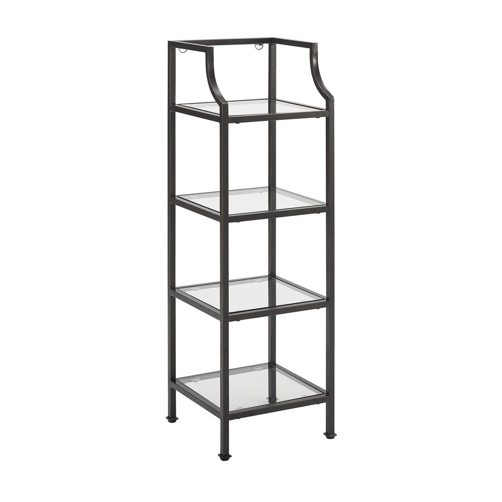 Crosley Furniture Aimee Oil Rubbed Bronze Short Etagere Cf6100 Bz