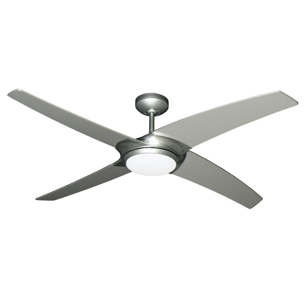 Troposair Starfire 56 In Led Brushed Nickel Ceiling Fan With