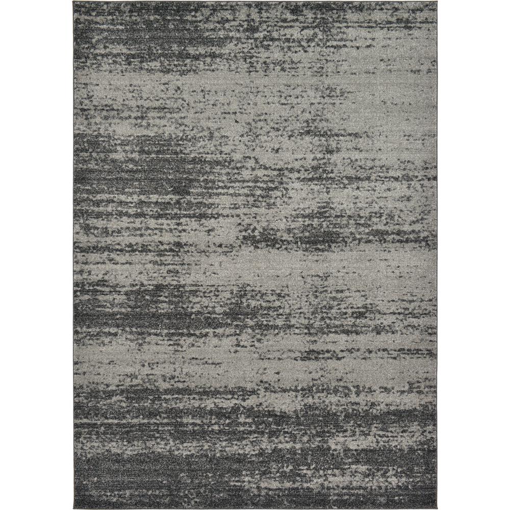 Unique Loom Del Mar Lucille Dark Gray 7 0 X 10 Area Rug