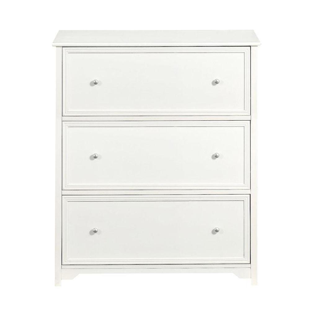  Home  Decorators  Collection  Oxford  White  3 Drawer Lateral 