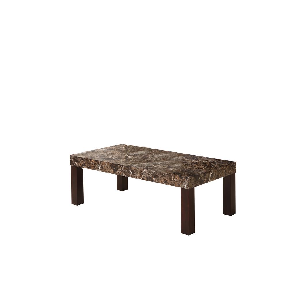 Ore 17 5 In Dark Marnee Faux Marbelized Granite Coffee Table Ts 512 Dark Marnee Faux Marbelized Granite Coffee Table