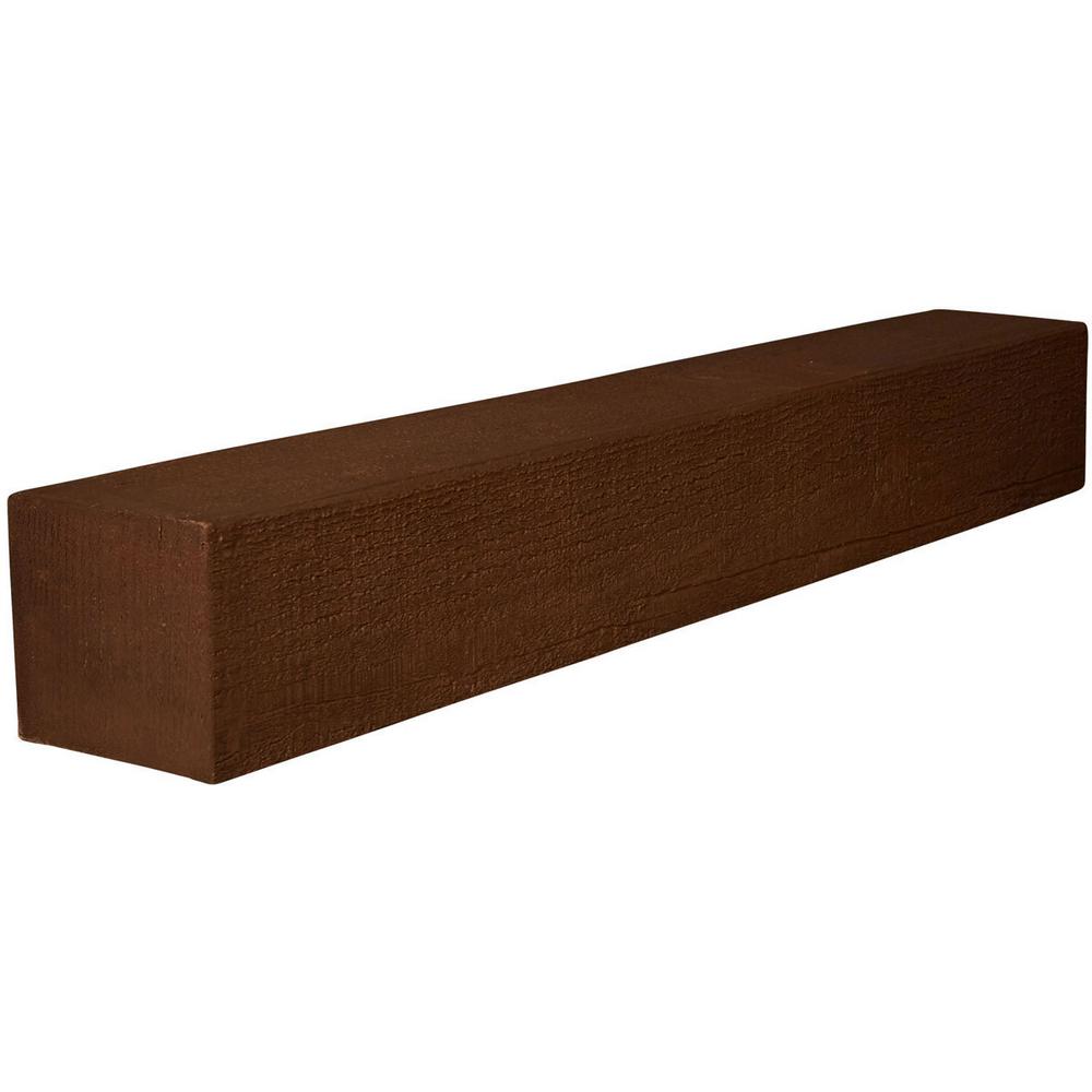 Ekena Millwork 6 In X 6 In X 6 Ft Rough Sawn Faux Wood Beam