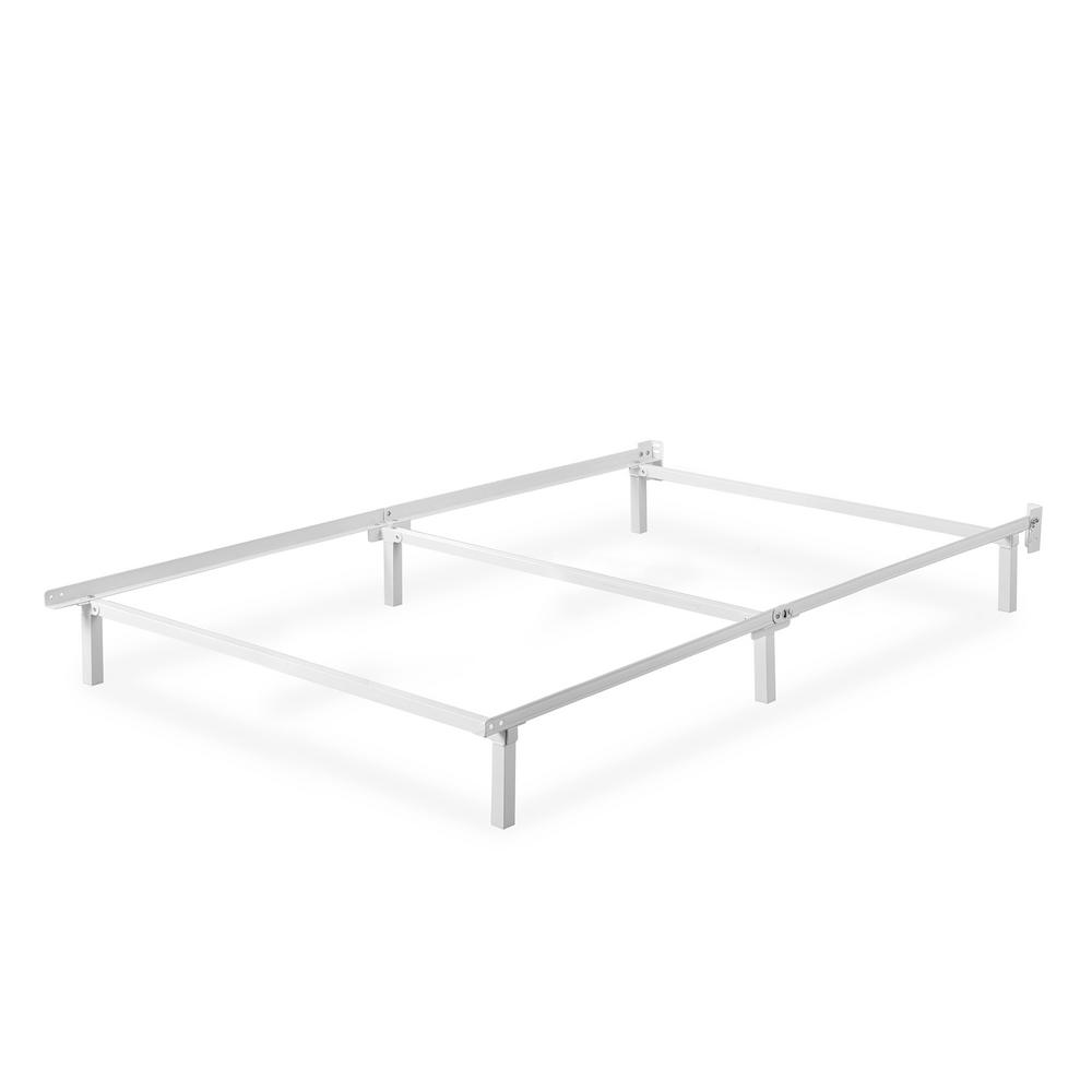 Zinus Compack White Twin Metal Bed FrameSBFW07T The Home Depot