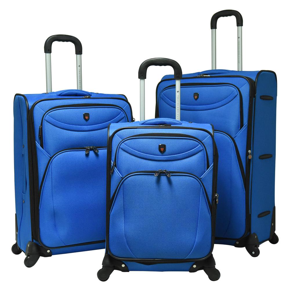 light blue luggage sets