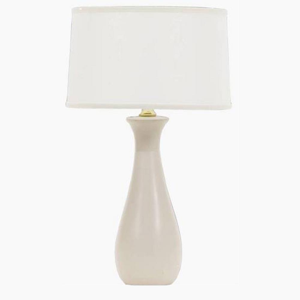 Fangio Lighting S 28 In Elongated Vase Ceramic Fangio Lighting S 28 In Elongated Vase Ceramic Table Lamp Eggshell