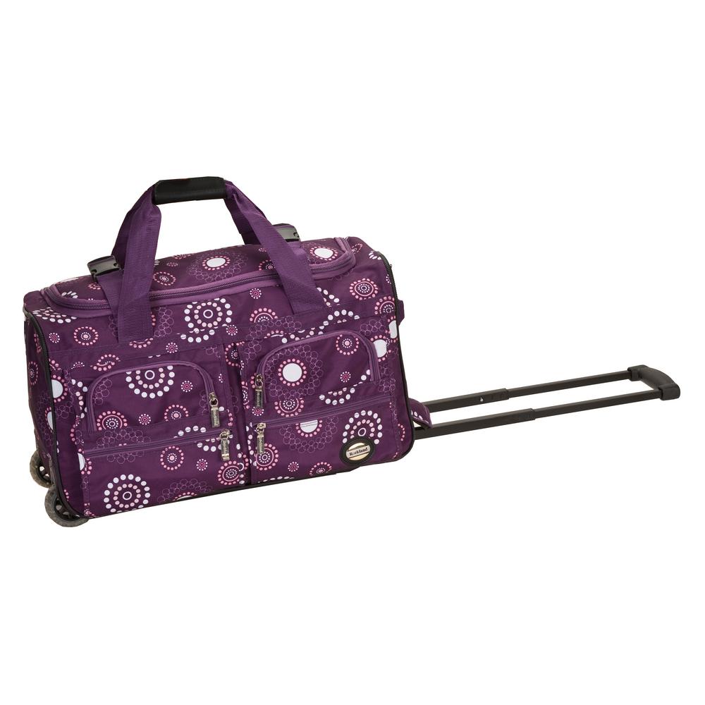 Rockland Voyage 22 in. Rolling Duffle Bag, Purplepearl was $79.99 now $27.6 (65.0% off)