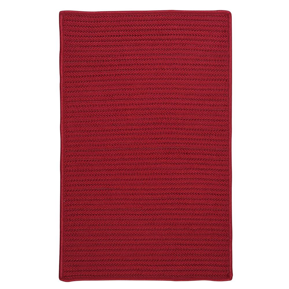 Home Decorators Collection Solid Red 4 ft. x 6 ft. Indoor/Outdoor