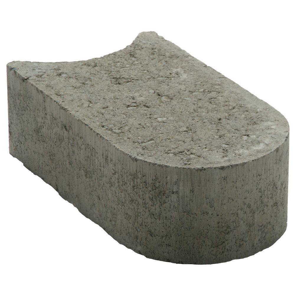 Mutual Materials Edgestone 8 in. Gray Concrete Edging-PV070EDGEGRM