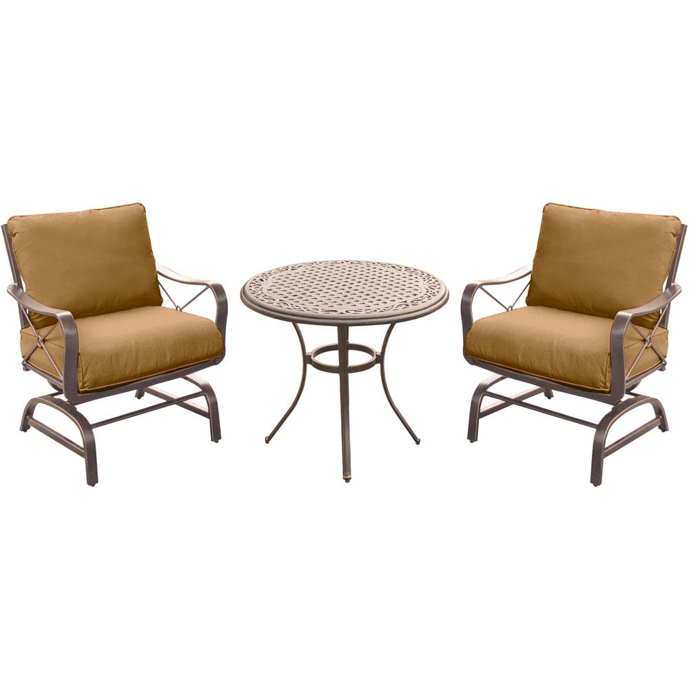 Hanover Bistro Sets Patio Dining Furniture The Home Depot