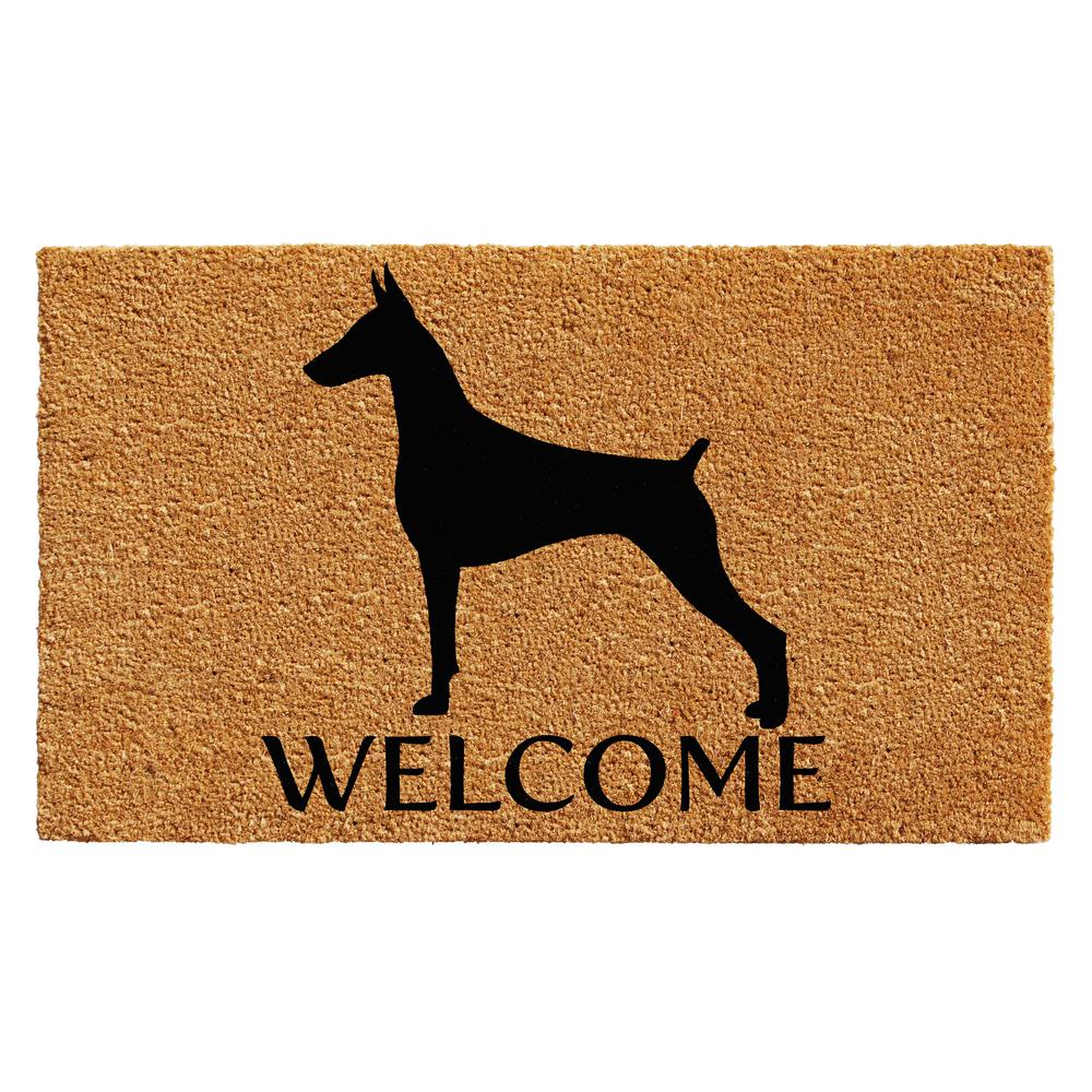 Home & More Doberman Door Mat 17 in. x 29 in.102971729 The Home Depot