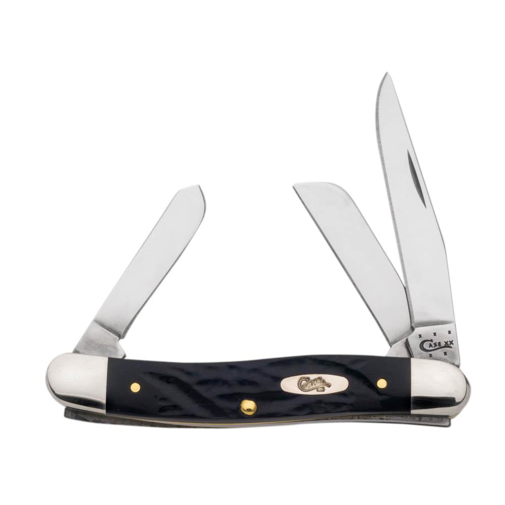 W.R. Case and Sons Cutlery Co. Black Synthetic Trapper Pocket Knife