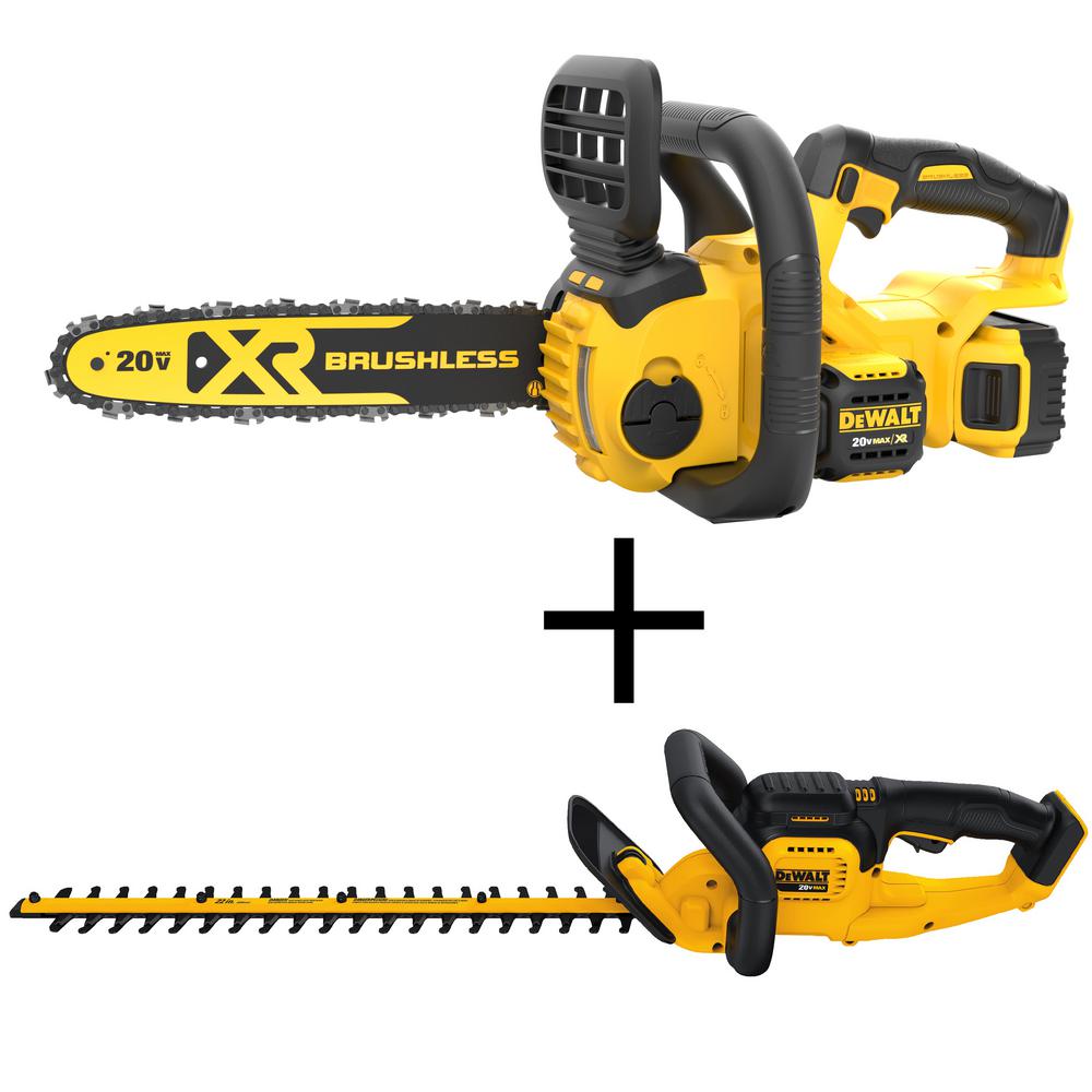 DEWALT 12 in. 20Volt MAX XR LithiumIon Cordless Brushless Chainsaw