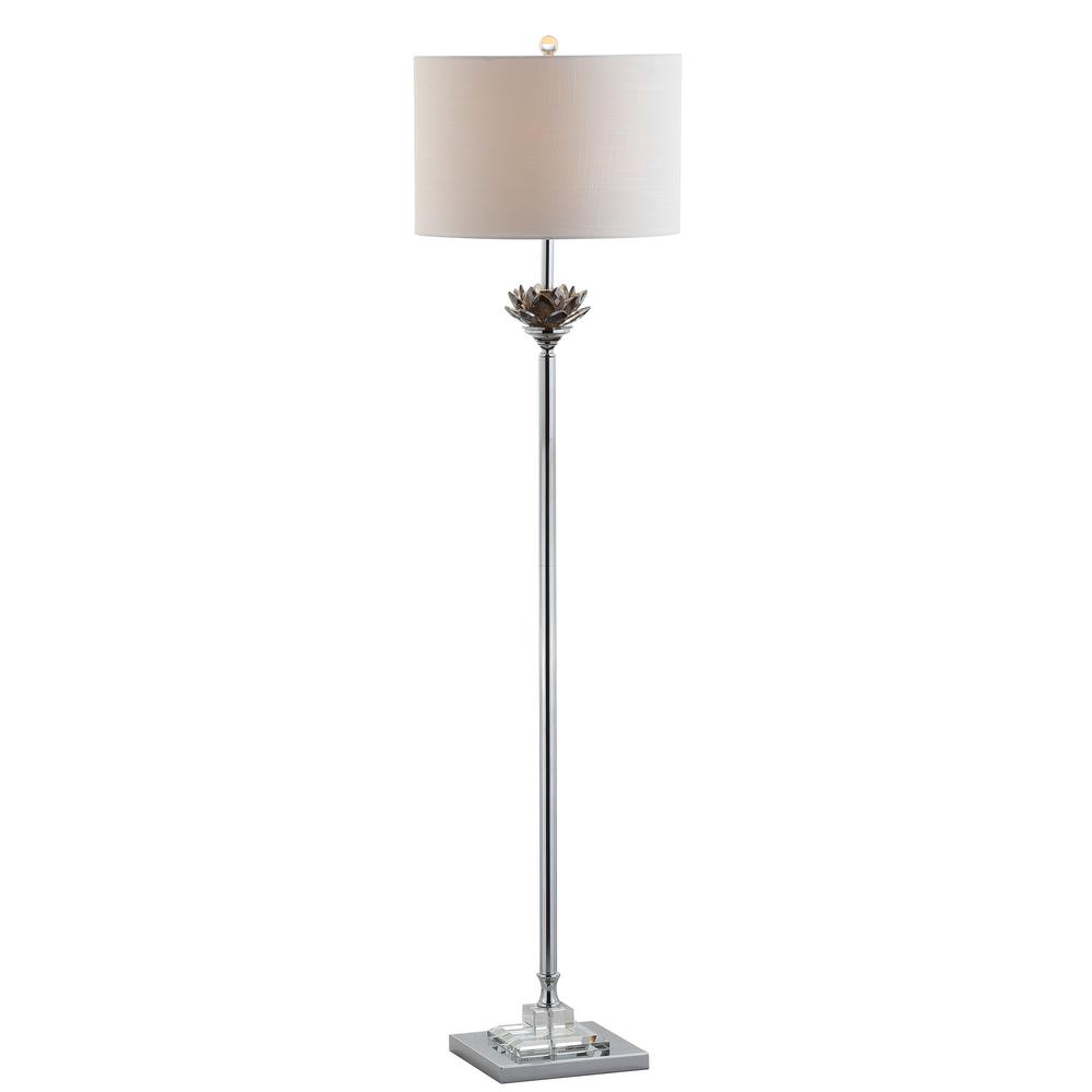 grey and gold floor lamp