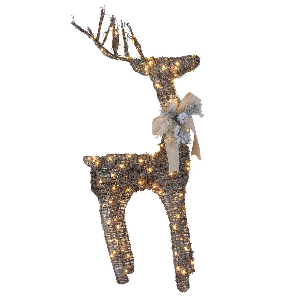 Reindeer Outdoor Christmas Decorations 48 In Christmas