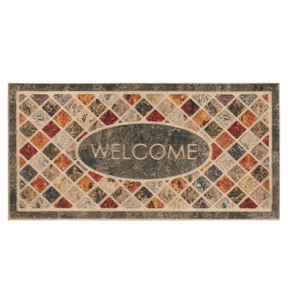 Mohawk Home Ornamental Brick 24 in. x 48 in. Door Mat621346 The Home