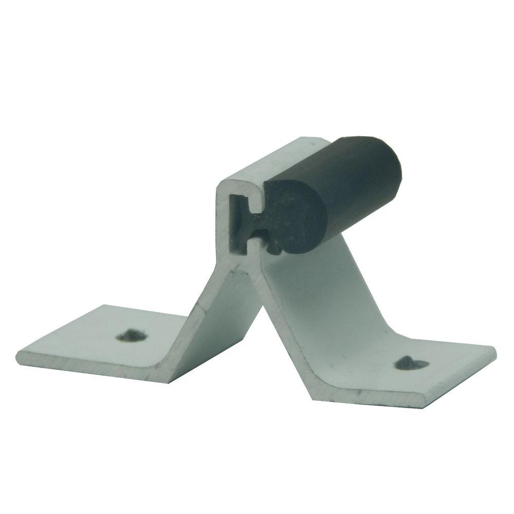 Barton Kramer 21/8 in. Sliding Glass Door Track White Bumper9601