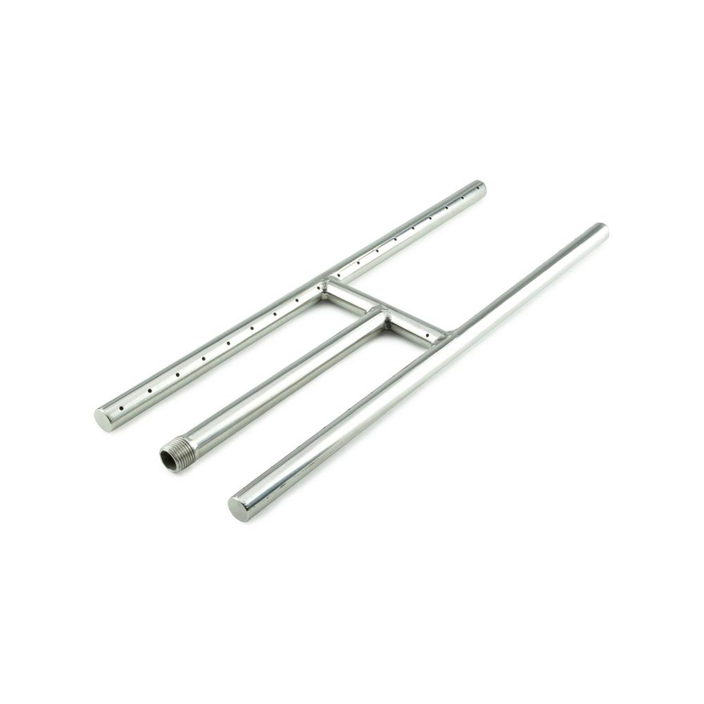 Fire Pit Essentials 18 In Stainless Steel H Burner With Coupler And Fire Pit Essentials 18 In Stainless Steel H Burner With Coupler And Allen Wrench