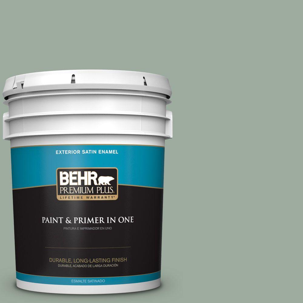 Behr Premium Plus 5 Gal 450f 4 Scotland Road Satin Enamel Exterior 450f 4 Scotland Road Satin Enamel Exterior Paint