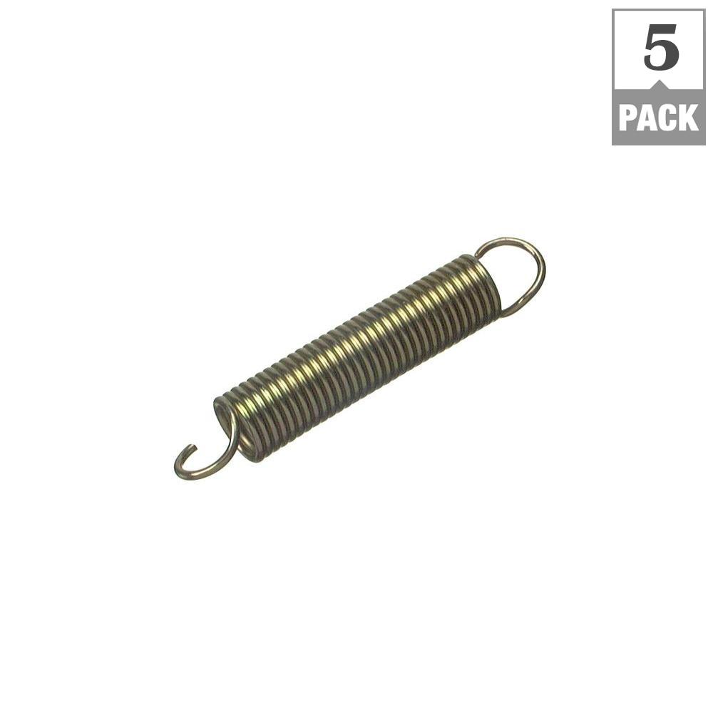 Everbilt 13/16 in. x 4 in. Zinc-Plated Extension Spring (2-Pack ...