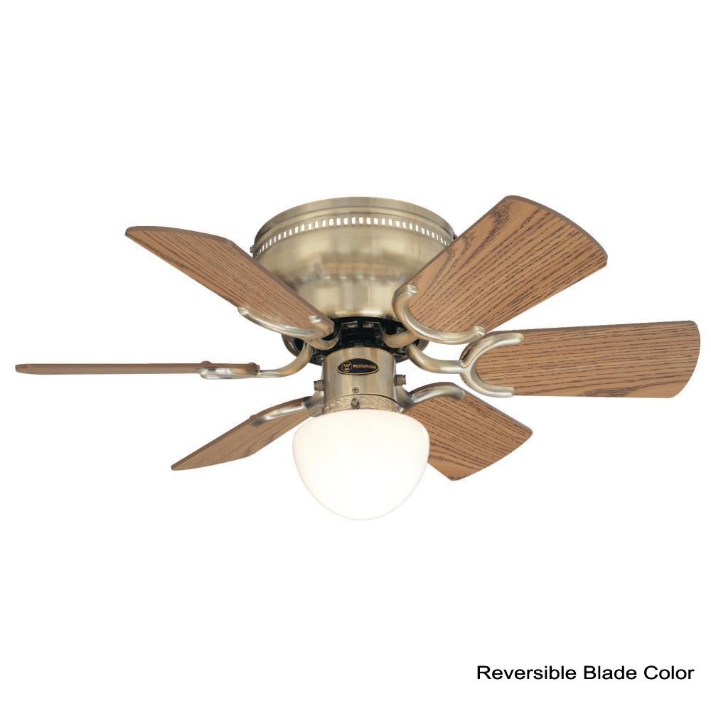 Westinghouse Petite 30 In Antique Brass Ceiling Fan 7215800 The