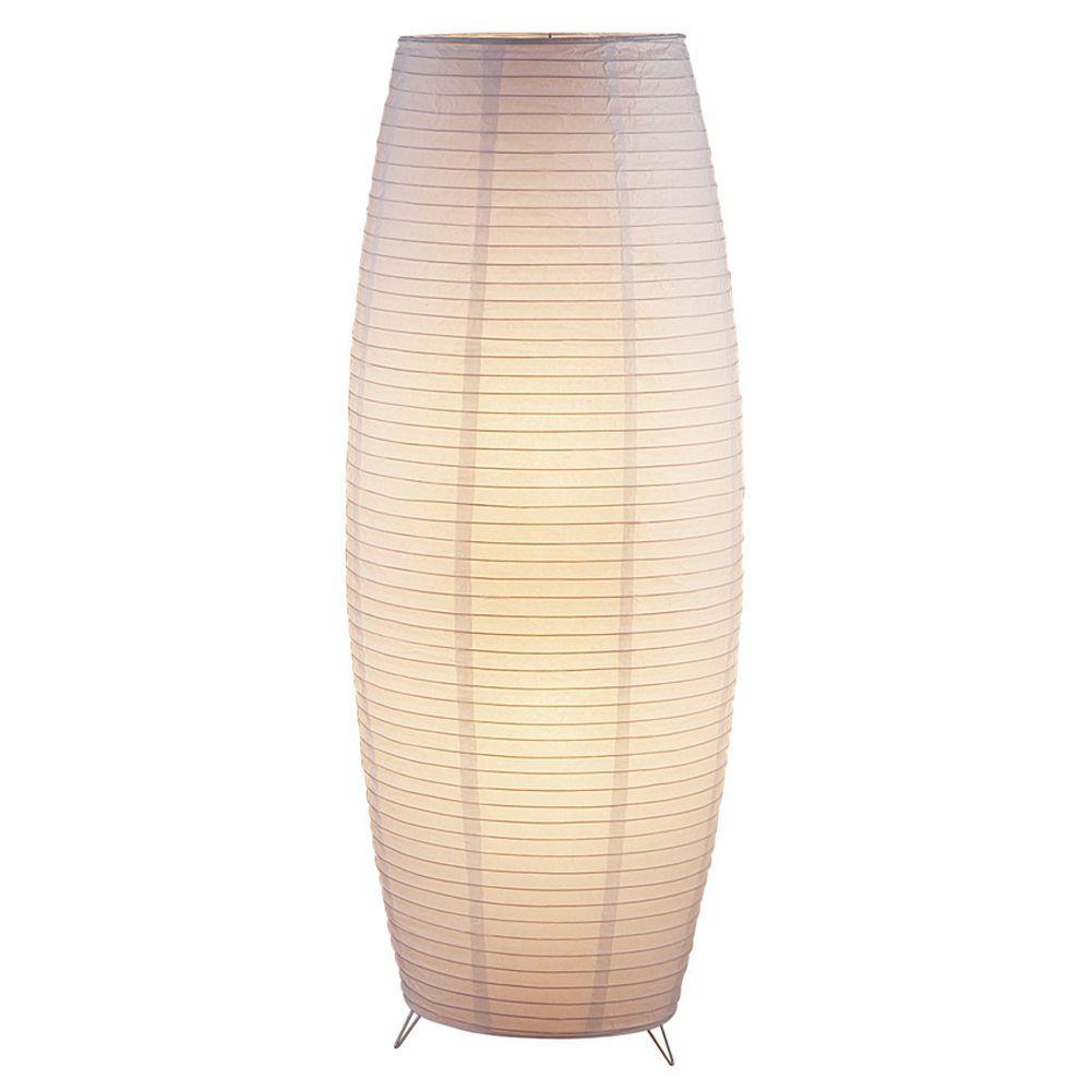 Adesso Suki 51 In White Floor Lantern With Rice Paper Shade Adesso Suki 51 In White Floor Lantern With Rice Paper Shade