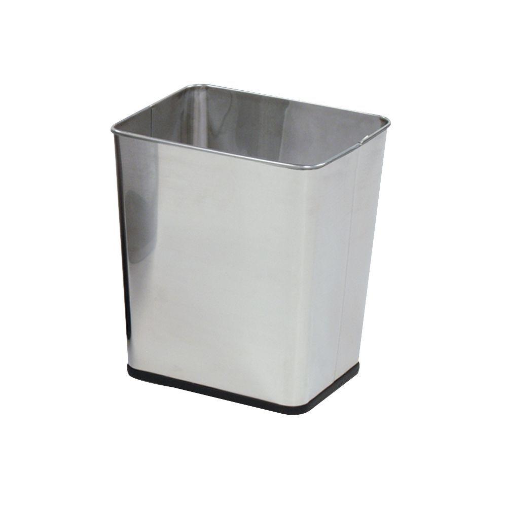 Rubbermaid Commercial Products 7.25 Gal. Stainless Steel Rectangular Trash Can