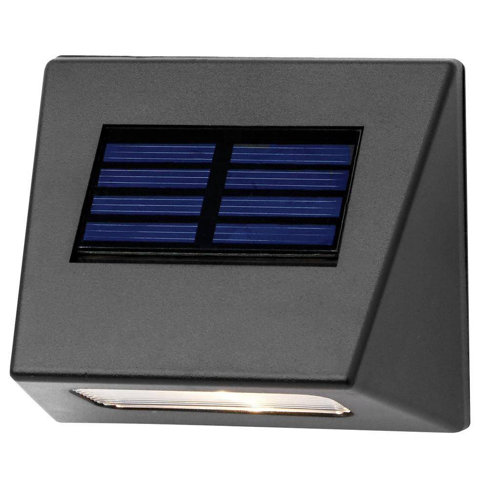 Hampton Bay Solar Bronze Integrated Led Downcast Deck Light 4 Integrated Led Downcast Deck Light
