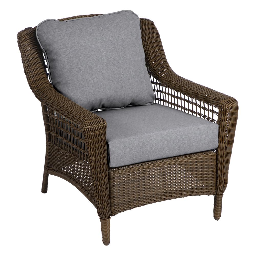 Hampton Bay Solid Outdoor Cushions Patio Furniture The Home Depot