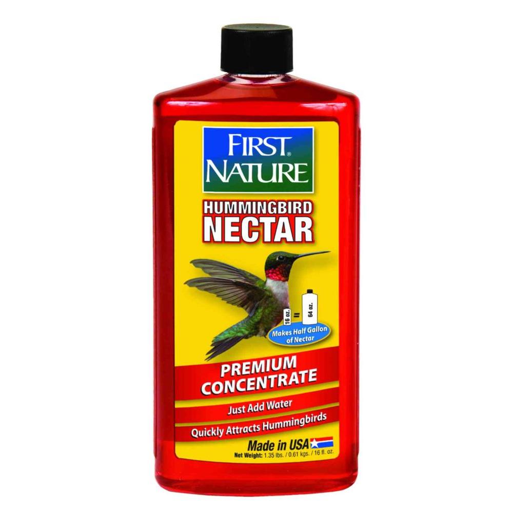 First Nature 16 Oz Red Hummingbird Nectar 993050 306 The Home Depot