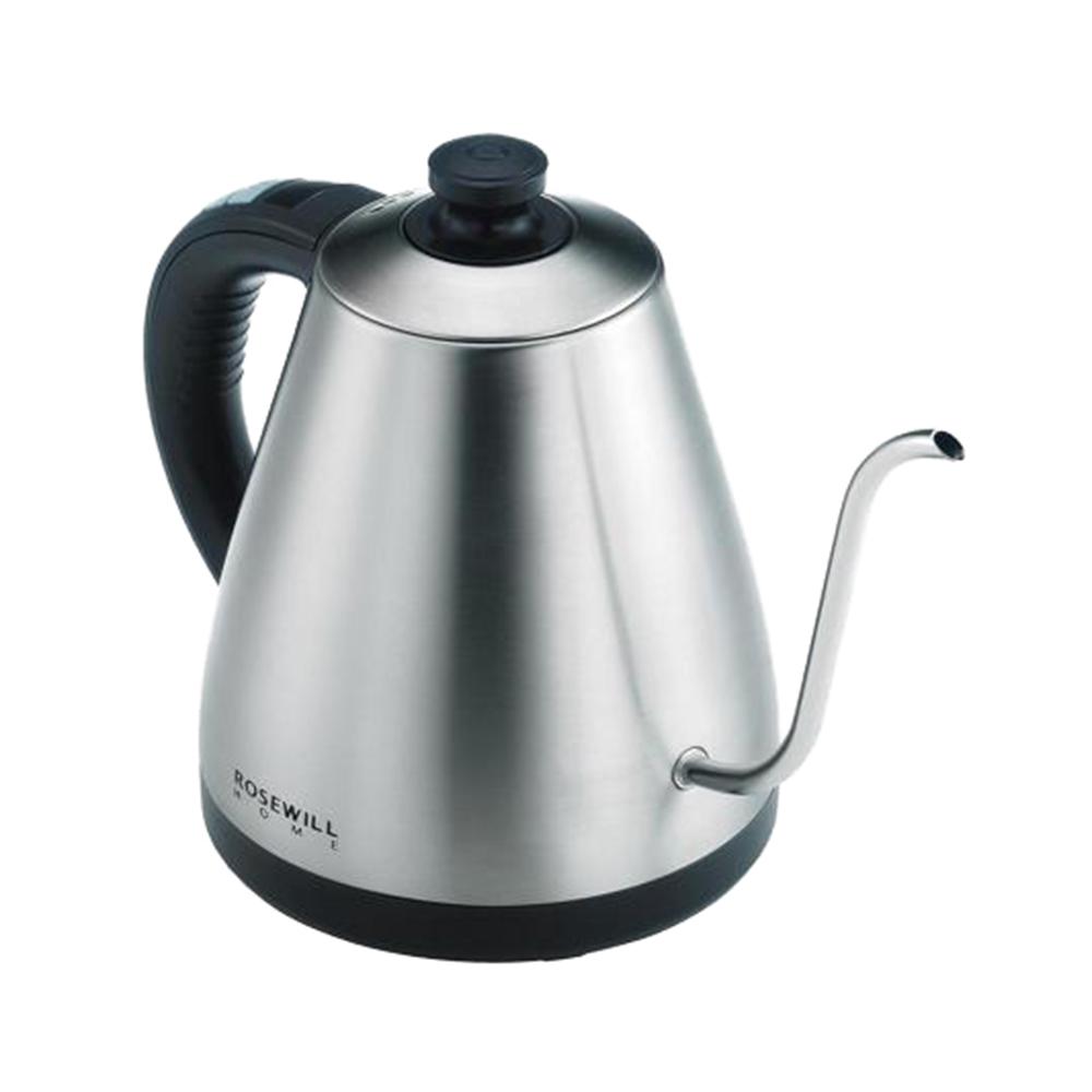 Rosewill 1 l Pour Over Stainless Steel Electric Gooseneck Kettle with Variable Temperature
