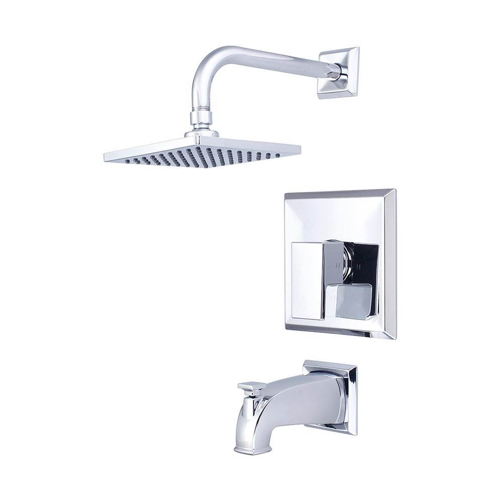 Pioneer Faucets Mod 1Handle Tub and Shower Trim Kit in Polished Chrome