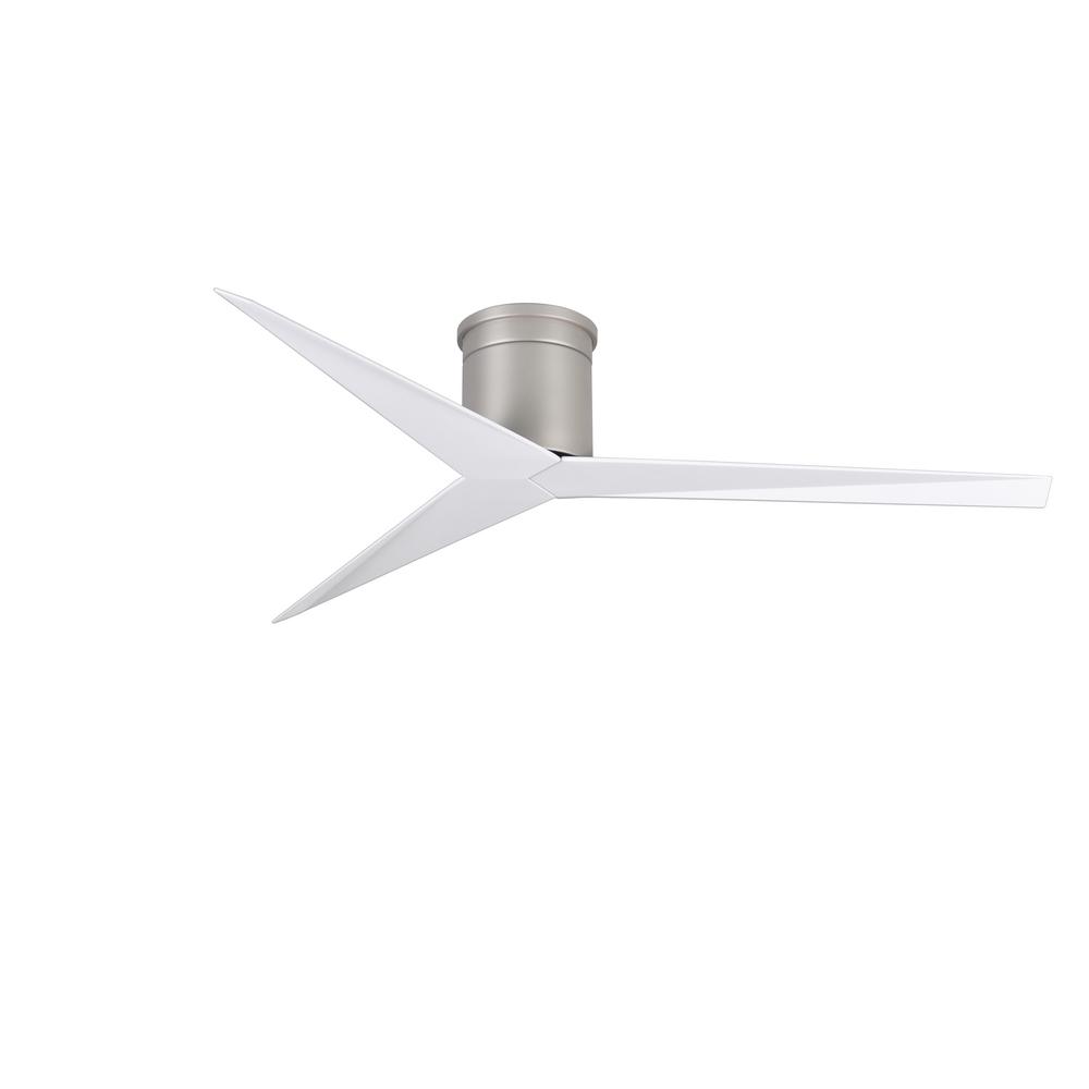 Atlas Eliza 56 In Indoor Outdoor Brushed Nickel Ceiling Fan With