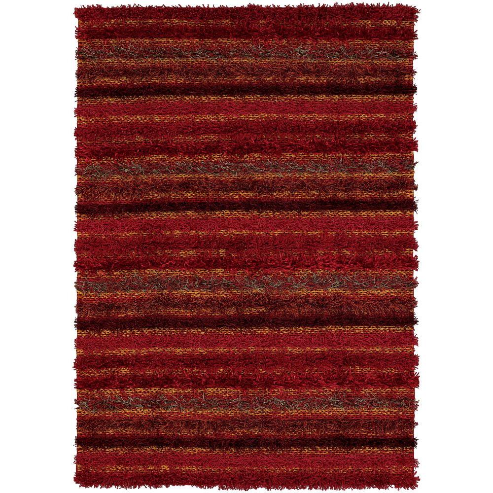 Chandra Lavasa Red/Orange 5 ft. x 7 ft. 6 in. Indoor Area RugLAV21400576 The Home Depot