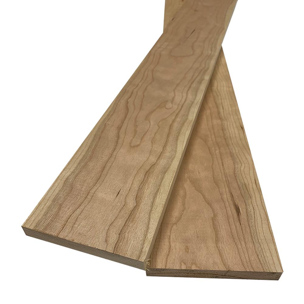 Swaner Hardwood 1 in. x 8 in. x 8 ft. Cherry S4S Board (2-Pack