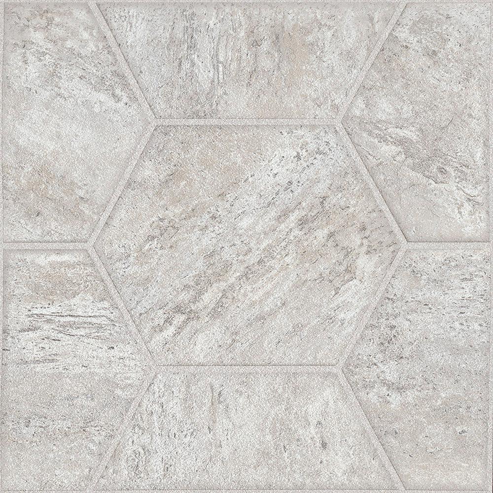 Armstrong Lattice Cream 12 In X 12 In Peel And Stick Vinyl Tile