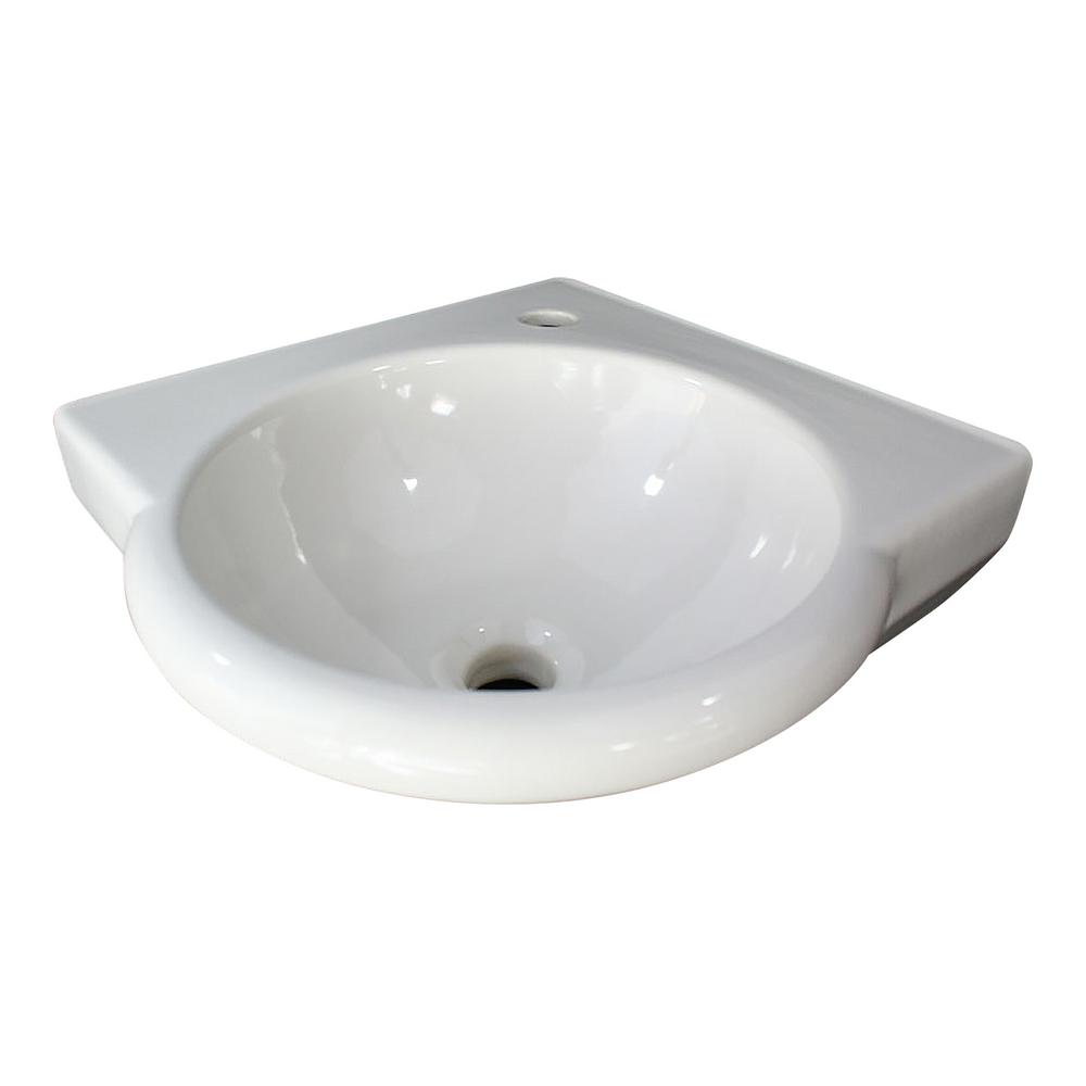 Alfi Brand 4 75 In Wall Mount Sink Basin White