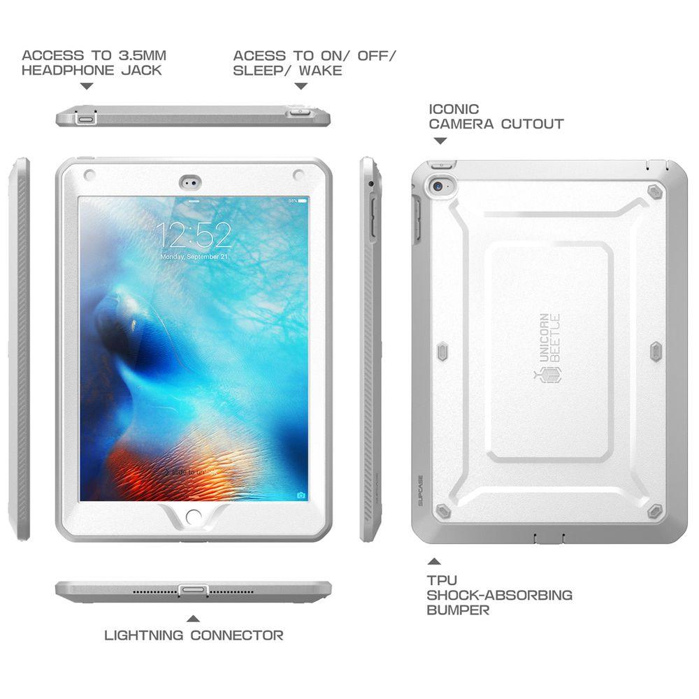 Unbranded Supcase Unicorn Beetle Pro Full Body Case For Apple Ipad Mini 4 White Sup Ipadmini4 Ubpro White Gray The Home Depot