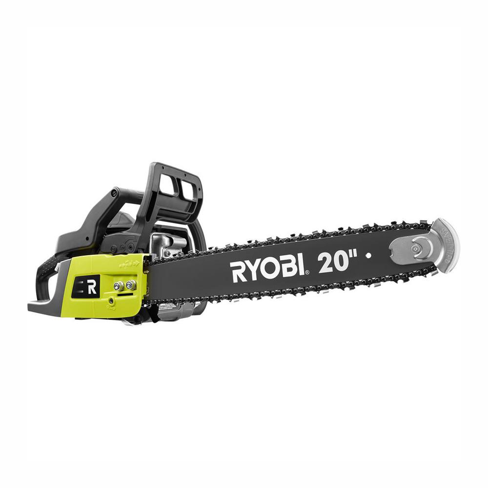 Ryobi 20 In 50 Cc 2 Cycle Gas Chainsaw With Heavy Duty Case