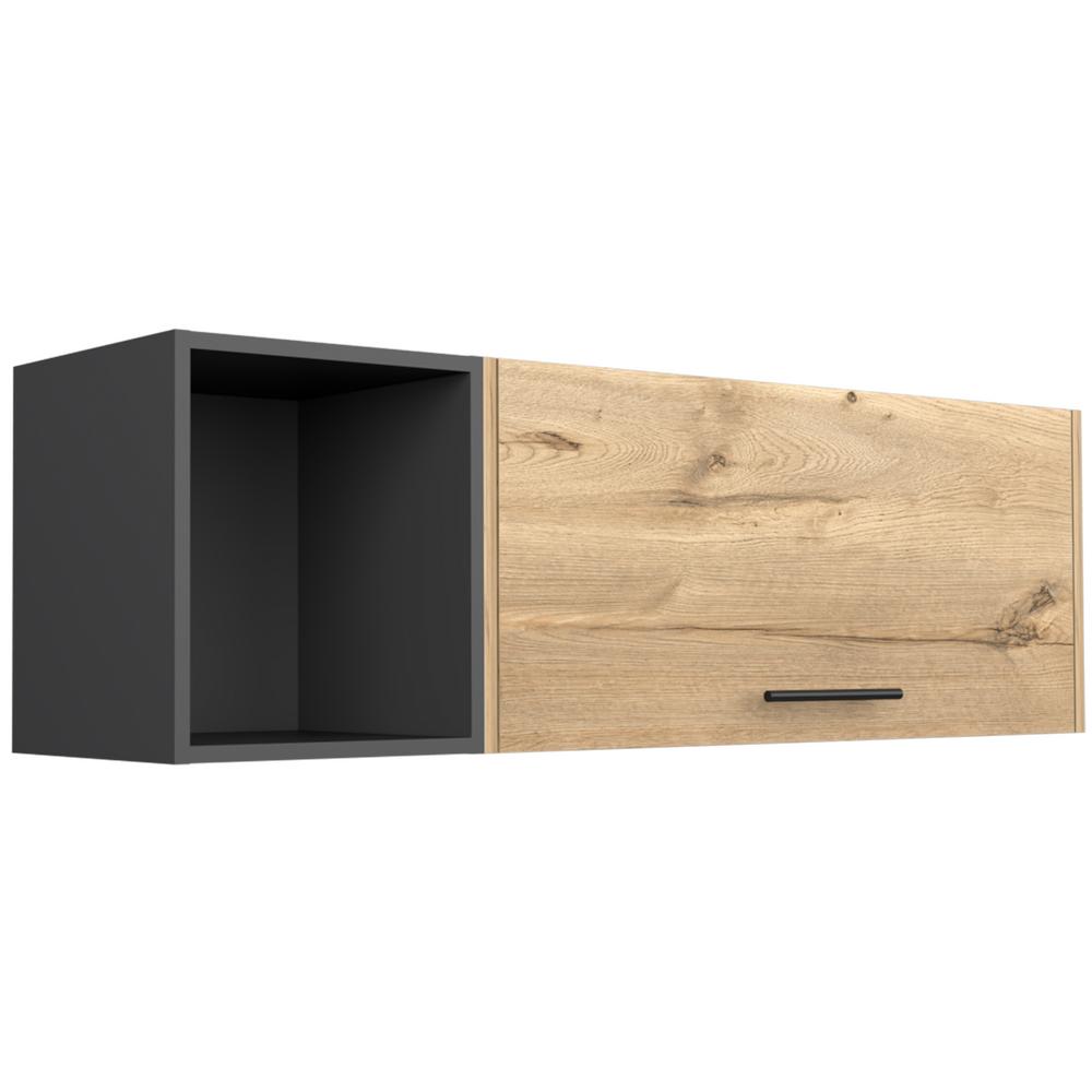 Rst Brands Aster 47 In X 13 Natural Wood Wall Shelf With