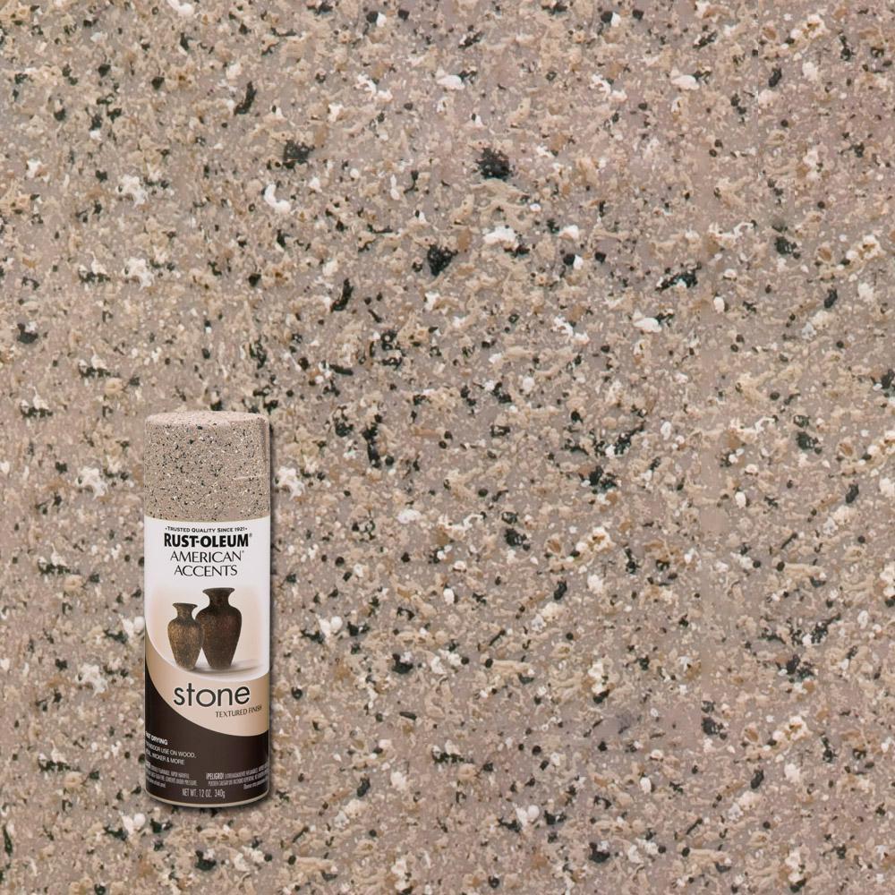 Krylon Stone Matte Travertine Tan Textured Spray Paint (NET WT. 12