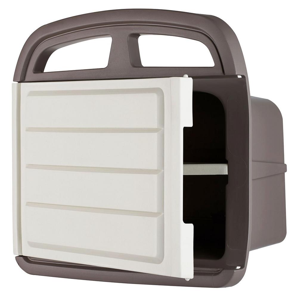 DF OMER Plastic Garden Water Hose Holder with Storage Compartment Fits