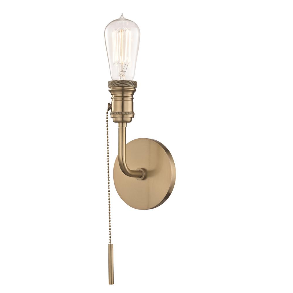 Mitzi By Hudson Valley Lighting Lexi 1 Light Aged Br Wall Sconce Mitzi By Hudson Valley Lighting Lexi 1 Light Aged Br Wall Sconce