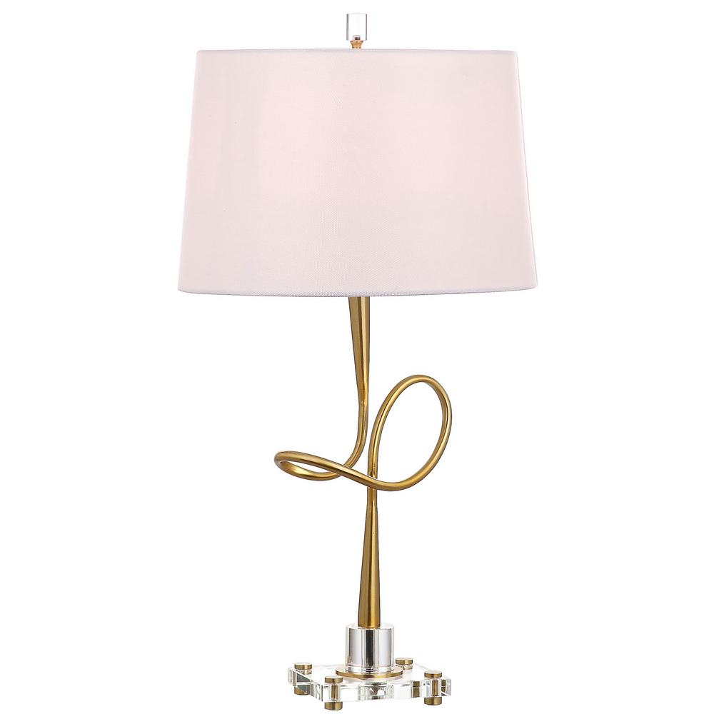 curved table lamp