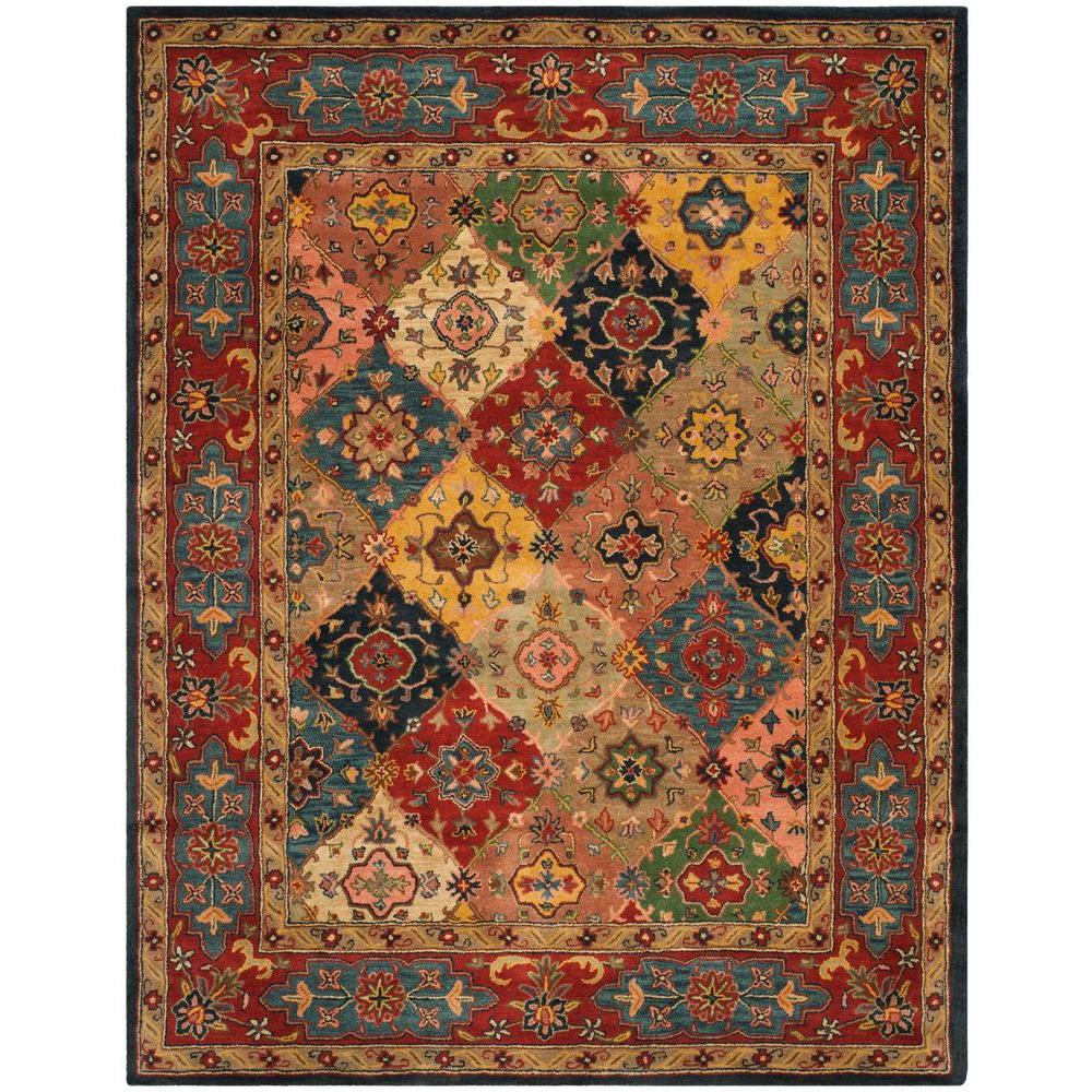 Safavieh Heritage Red Multi 8 Ft X 10 Area Rug Hg926a 810 The Safavieh Heritage Red Multi 8 Ft X 10 Area Rug